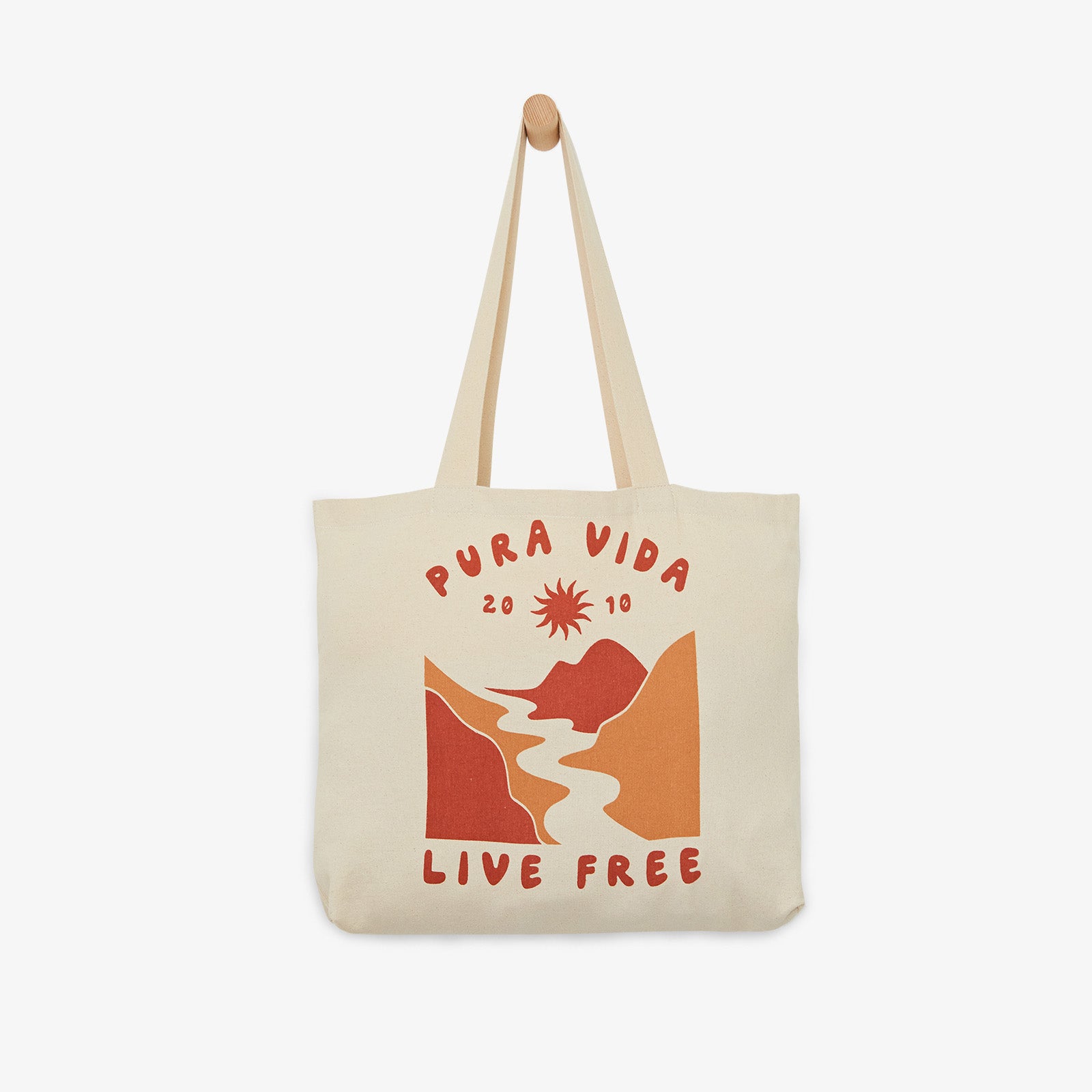 Live Free Canvas Tote