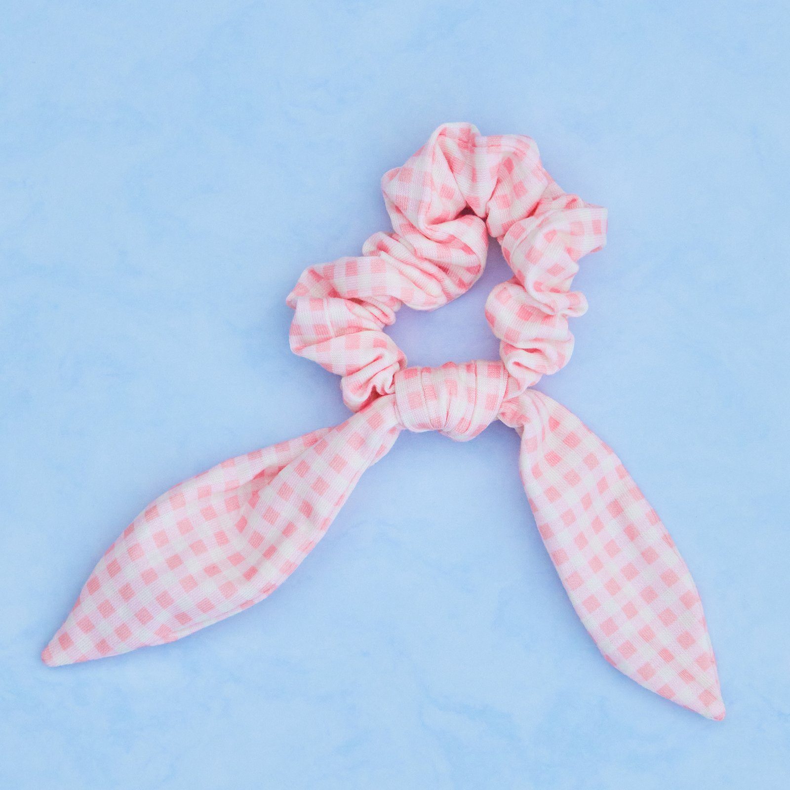 Gingham Scrunchie Bow