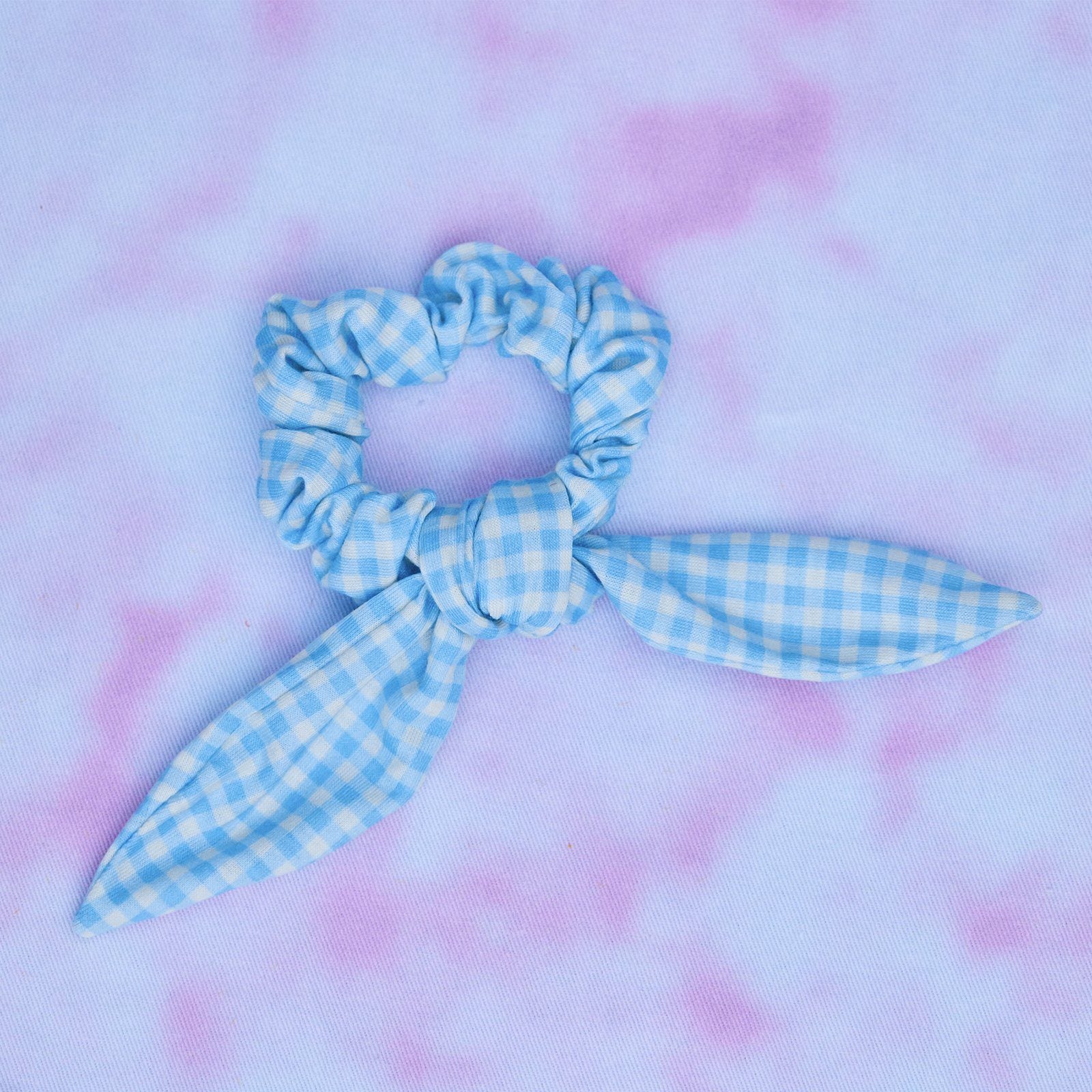 Gingham Scrunchie Bow