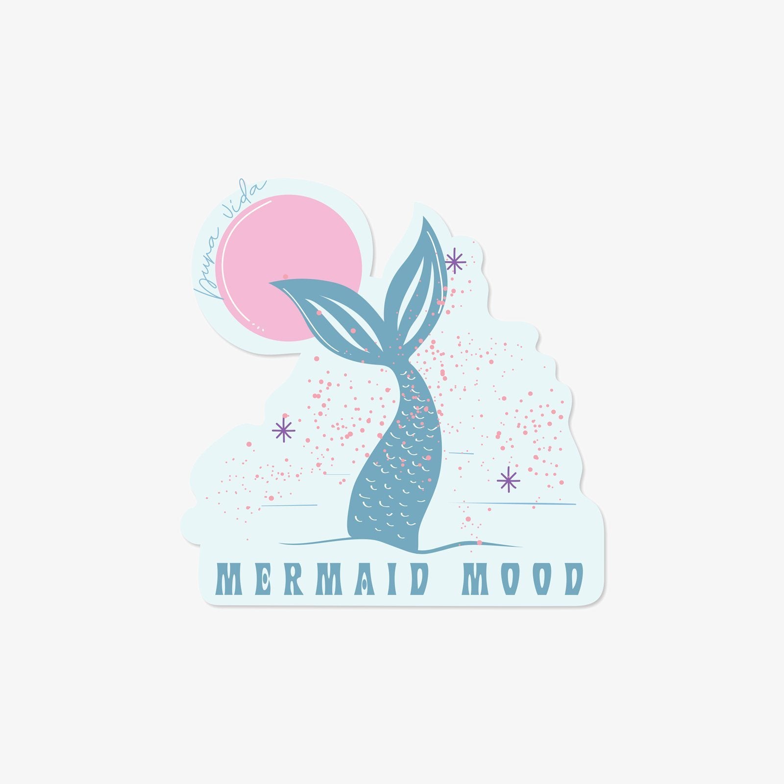 Mermaid Moon Sticker