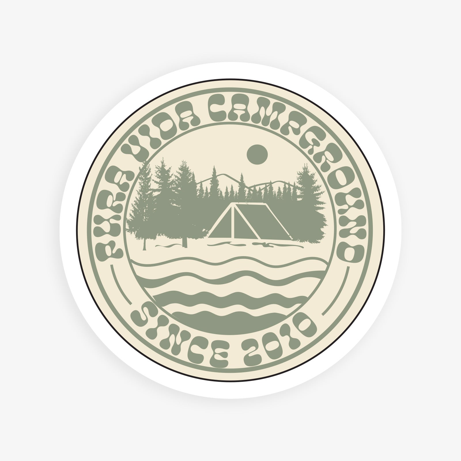 Camp Sticker