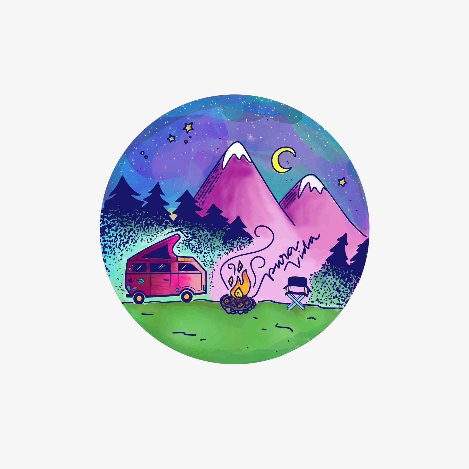 Under the Stars Sticker